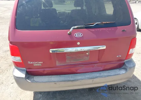 2003 Kia Sedona Ex/Lx z USA, uszkodzony, nr VIN KNDUP131036459845